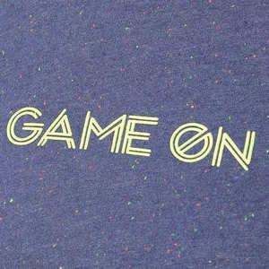 T-shirt décontracté à manches courtes pour femme, en coton compressé écologique, imprimé avec motifs de jeu et couleurs personnalisables, collection Printemps - Product Image 6