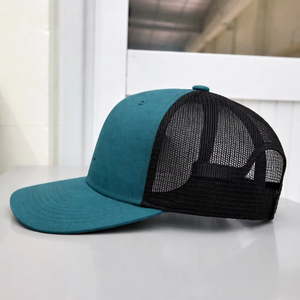 Unisex Casual Trucker Hats Custom Woven <b>Patch</b> Trucker Caps Fashionable Plain Mesh <b>Back</b> Plastic Closure Outdoor Directly Vietnam - Product Image 2