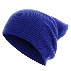 Bonnet d'hiver tricoté classique de qualité supérieure, couleur unie, avec logo personnalisé, faible MOQ, en promotion - Product Image 1