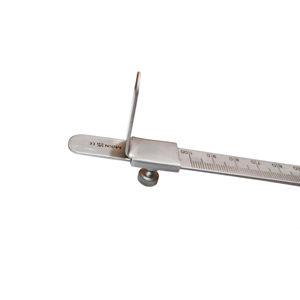 Calibrador de Medición Dental de Ortodoncia (0-100 mm) con Escala Milimétrica de Alta Precisión, Certificado CE Clase I, Plateado - Product Image 6