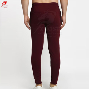 <b>Men</b> 100% Cotton Jogger Trousers Mid Rise Drawstring Waist Stretchy Straight Leg Breathable Casual <b>Pants</b> for <b>Gym</b> Daily Wear - Product Image 2