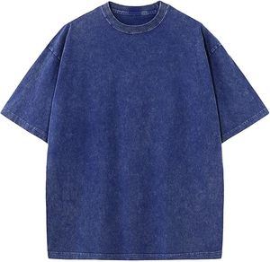 เสื้อยืดคอตตอน 100% ทรงวินเทจ 220 กรัม แบบสวมใส่สบาย สไตล์คัสตอม คอกลม สีพื้น หนา คุณภาพดี เสื้อฮิปฮอป - Product Image 5