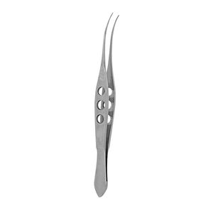 Pince à ligature chirurgicale courbée Java, finition mate, en acier inoxydable allemand, instrument manuel de suture ophtalmique de haute qualité - Product Image 1