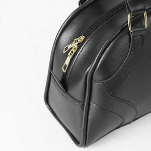 Bolso de Mano Clásico de Media Luna para Mujer, en Cuero Genuino, con Asa Redonda y Cierre de Cremallera, Diseño Elegante para Uso Diario - Product Image 6