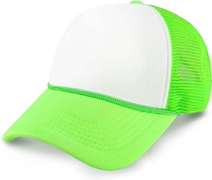 Gorra Trucker de Malla Blanca y Azul Marino, Transpirable, con Contraste de Color, Gorra de Béisbol OEM ODM - Product Image 4