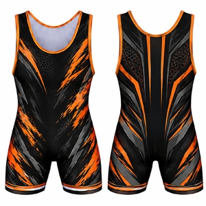 Professional <b>Wrestling</b> <b>Singlets</b> Custom Printed Athletic <b>Wrestling</b> Uniforms for <b>Men</b> Youth Teams Competition Sportswear - Product Image 1