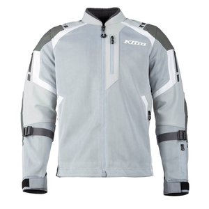 Blouson de moto Induction Pro pour homme, manches longues, respirant, imperméable, 220g, gris et blanc, color-block, toutes saisons - Product Image 1