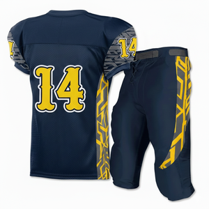 Progettato per Comfort e Mobilità, Set di Uniformi Personalizzate per Football Americano, Taglie Extra Large, Cuciture di Alta Qualità e Vestibilità Perfetta - Product Image 2