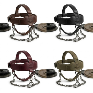 Heavy Duty Neoprene Adjustable Neck <b>Training</b> <b>Head</b> Harness with Non-Slip Closure for Professional Fitness Athletic Performance - Product Image 6