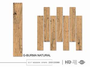 กระเบื้องพอร์ซเลนเคลือบดิจิตอลรุ่นใหม่ ขนาด 8x48 นิ้ว สำหรับปูพื้นและผนังภายในอาคารและงานก่อสร้าง - Product Image 4