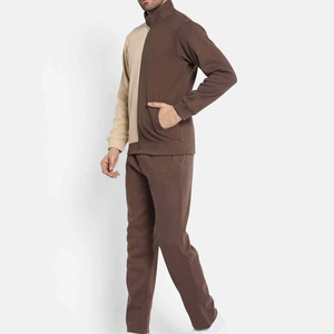 Ensemble de survêtement pour homme de haute qualité, sur mesure, léger, en polyester/coton, respirant, à séchage rapide, couleur unie, grande taille, pour l'hiver - Product Image 5