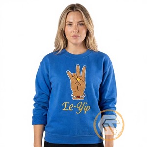 Sudadera Personalizada de Alta Calidad para Mujer, Bordada con el Logotipo de Sigma Gamma Rho, en Felpa de Algodón Sólido, Ropa Griega - Product Image 1