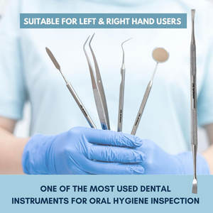 Kit de Limpieza Dental, Set de Instrumentos Quirúrgicos Dentales, 4 Piezas con Estuche, Removedor de Placa para Dientes, Profesional - Product Image 4