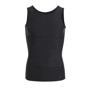 CANBELLO SPORTS Débardeur tricoté respirant à col rond de couleur unie pour homme 100 % polyester avec logo frontal style urbain - Product Image 5