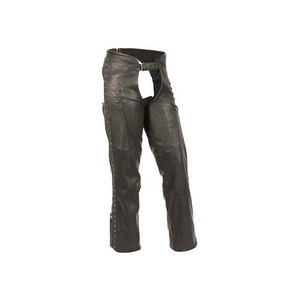 Pantalones de Montar a Caballo de Gamuza con Detalles de Flecos - Product Image 5