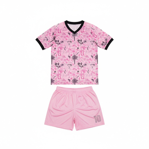 ชุดฟุตบอลคุณภาพพรีเมียมสั่งทำพิเศษ ชุดยูนิฟอร์มฟุตบอล พิมพ์ลายแบบซับลิเมชั่น ชุดทีม OEM จำหน่ายจำนวนมาก - Product Image 1