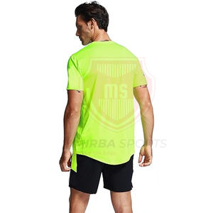 เสื้อยืดระบายอากาศสำหรับผู้ชาย ผ้าเนื้อบางเบา เสื้อยืดระบายอากาศแห้งเร็วสำหรับผู้ชาย เสื้อยืดผ้าฝ้ายระบายอากาศสำหรับผู้ชาย - Product Image 5