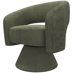 Poltrona Moderna Eco-Friendly Stile Mid-Century in Velluto e Legno Massello - Product Image 5