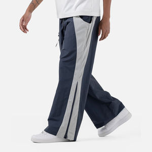 Wholesale Price Custom <b>Nylon</b> Pant Mens Windbreaker <b>Jogger</b> Pants Lightweight Canvas <b>Nylon</b> Track Pants with Reflective High - Product Image 4