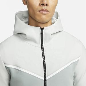 Conjunto Deportivo de Felpa Técnica para Hombre, Sudadera con Capucha y Pantalones, Ropa Deportiva para Gimnasio, Sudadera con Capucha y Pantalones Jogger con Cierre - Product Image 4