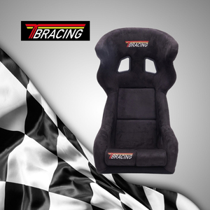 Asiento para Juegos y Simuladores de Carreras, Carcasa de Fibra de Vidrio, Tapicería de Gamuza, Protección Lateral Alta, Marca Privada, Proveedor Mayorista OEM ODM - Product Image 1