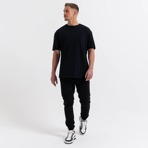 T-shirt pour homme en coton de haute qualité, personnalisable, t-shirt uni épais, t-shirt pour homme surdimensionné - Product Image 2
