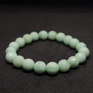 Pulsera de Jadeíta Natural de Myanmar Verde Claro, Diseño Original, UNISEX, Regalo para Mujer - Product Image 1
