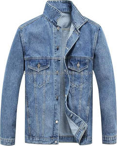Venta caliente Hombres Chaquetas de mezclilla Nuevo Último diseño Top Moda Mejor precio Fancy Casual Outdoor Classic Chaquetas de mezclilla para hombres - Product Image 1