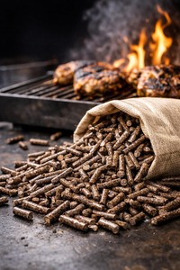 Pellets de Madera de Pino Premium ENplus A1, Combustible de Biomasa para Calefacción Industrial, Bajo Contenido de Cenizas, Suministro a Granel de 15kg y 25kg - Product Image 2