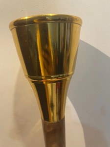 Mashaal de luxe en bois et métal avec finition artisanale pour la décoration de scène de mariage et de pelouse - Product Image 5