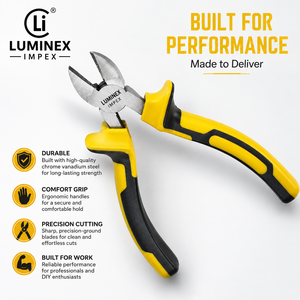 LUMINEX IMPEX LUB=113 <b>Long</b> <b>Nose</b> Stainless Steel Lightweight Smooth Work Jewelry Making Polishing Pliers for Bracelet Making DIY - Product Image 1