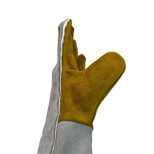 Gants de sauvetage en cuir à manchette courte pour pompiers, gants de protection en cuir pour la lutte contre les incendies, service OEM - Product Image 5