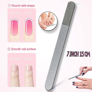 Precio de Fábrica: Lima de Uñas Profesional Reutilizable de Doble Cara, Color Negro Mate, Grano 100, para Artistas de Uñas Modernos - Product Image 6