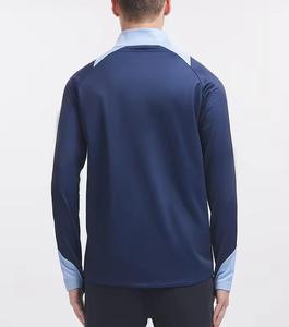 เสื้อแจ็คเก็ตบอมเบอร์คอร์ดูรอยแบบซิปครึ่งตัว ยูนิเซ็กซ์ ตัดต่อสีสัน ป้องกันลม ระบายอากาศได้ดี ผลิตจากผ้าโพลีเอสเตอร์/คอตตอนผสม เหมาะสำหรับใส่ลำลองในฤดูใบไม้ร่วง - Product Image 2