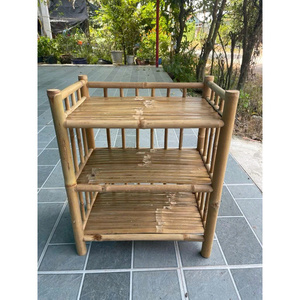 ชั้นวางรองเท้าไม้ไผ่ธรรมชาติทันสมัยแบบขายส่ง ทนทาน หลายชั้น พับได้ 4 ชั้น เหมาะสำหรับใช้งานกลางแจ้ง - Product Image 5