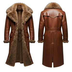 Chaqueta de Cuero para Hombre, Estilo Casual y Urbano, de Invierno, Nueva Moda, Alta Calidad, Precio al por Mayor, Elegante, con Logotipo Frontal - Product Image 3