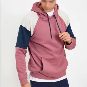 Sweats à capuche en molleton personnalisables avec logo, légers, de haute qualité, basiques, en molleton uni mélangé coton, sweats à capuche décontractés en molleton - Product Image 6