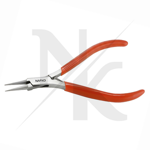 Alicates Profesionales de Acero Inoxidable para Fabricación de Joyería, Alicates de Punta Fina de 130 mm, Equipo de Joyería Nafko de Alto Rendimiento - Product Image 2