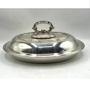 Plat de service rectangulaire de luxe en acier inoxydable doré antiadhésif, compatible four, pour buffet, restauration hôtelière et banquets de mariage - Product Image 1