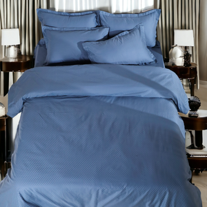 Juego de Sábanas Clásicas de Color Azul Claro, Transpirables, para Uso Hotelero, 250 Hilos, 100% Algodón, Tacto Suave, Calidad Premium, para Todas las Temporadas - Product Image 4