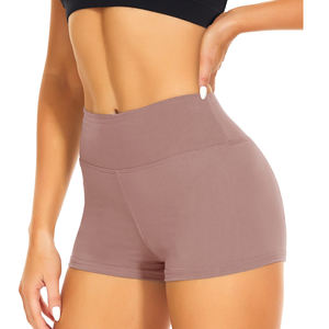 Pantalones cortos de compresión de alto rendimiento para mujer – Pantalones cortos deportivos elásticos de cintura alta para gimnasio, correr y entrenamientos de fitness - Product Image 3
