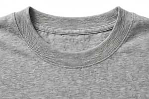 Camiseta Extra Grande para Hombre, 100% Algodón, Manga Corta, Cuello Redondo, Color Gris Jaspeado, Estilo Casual, Transpirable y Ecológica - Product Image 6