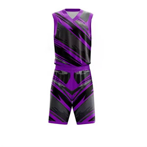 Ensemble de maillots de basket-ball personnalisables pour hommes, ensemble de survêtement universitaire vierge, uniformes de basket-ball unisexes pour jeunes, tenue de basket-ball - Product Image 3