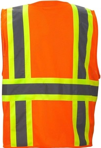 Chaleco de Seguridad Reflectante, Talla Única, para Tráfico y Construcción, Resistente, de Alta Calidad - Product Image 6
