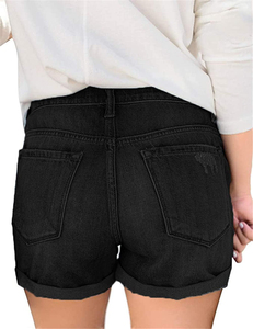 Shorts en jean déchirés personnalisables pour femmes – Qualité supérieure – Collection été 2026 - Product Image 3