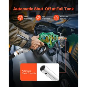 Pompa Carburante Automatica a 3 Velocità con Attacco NPT da 1 Pollice, Flusso Massimo 21.6 GPM, Girevole, per Diesel e Gas, Attrezzatura per la Lavorazione del Petrolio - Product Image 4