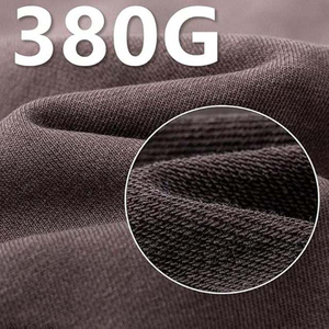 Sudadera de invierno con capucha y cuello alto, personalizada, estilo vintage, lavado ácido, 100% algodón, forro polar, color liso, informal para hombre, con bolsillo, transpirable - Product Image 6