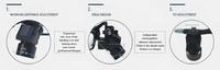 5X Electric Metal Dental Loupes Head Mounted Magnifying Glass with LED Light Medical Headlight for Dentist