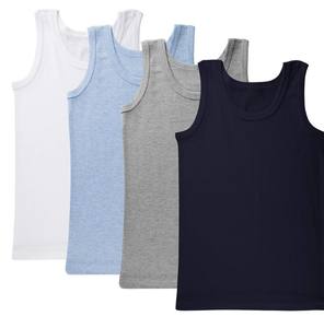 Gilet sans manches pour garçons et filles, vêtements d'extérieur décontractés en tricot à col rond, 100% coton écologique, séchage rapide - Product Image 2