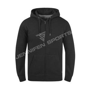 Sweat-shirts de sport pour toutes les équipes, à fermeture éclair intégrale, automne-hiver, vestes pour hommes, logos, style streetwear, à capuche, 100% coton, teinture unie, respirant, séchage rapide - Product Image 1
